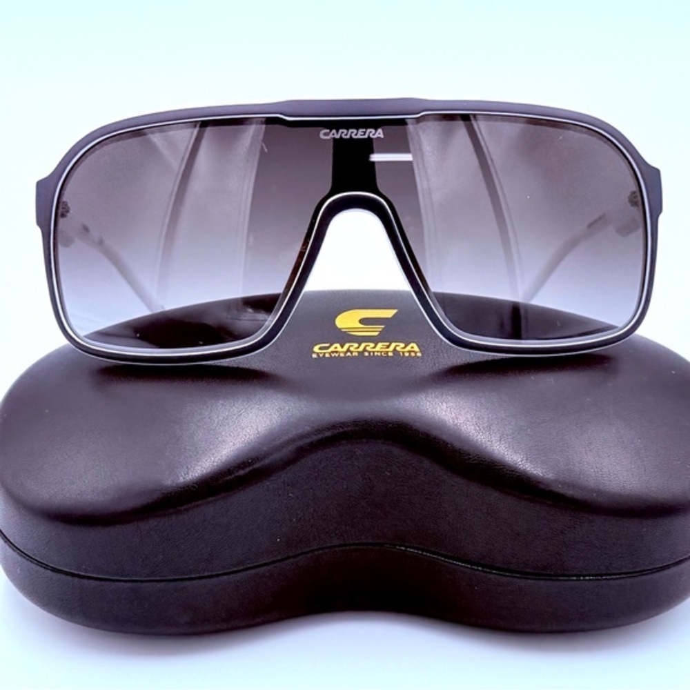 Carrera Men’s Sunglasses 1046/S Dark Blue/White Frame Fashion Sport Frames - NEW
